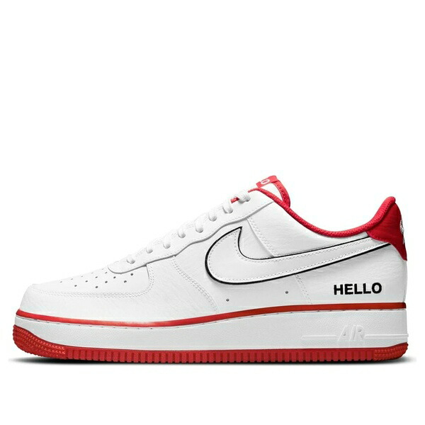 Nike ナイキ メンズ スニーカー  【Nike x Urbanstar Air Force 1 \u002707 LX \u0027HELLO Pack - White University Red\u0027 CZ0327-100】  大きさ US_5(23.0糎)