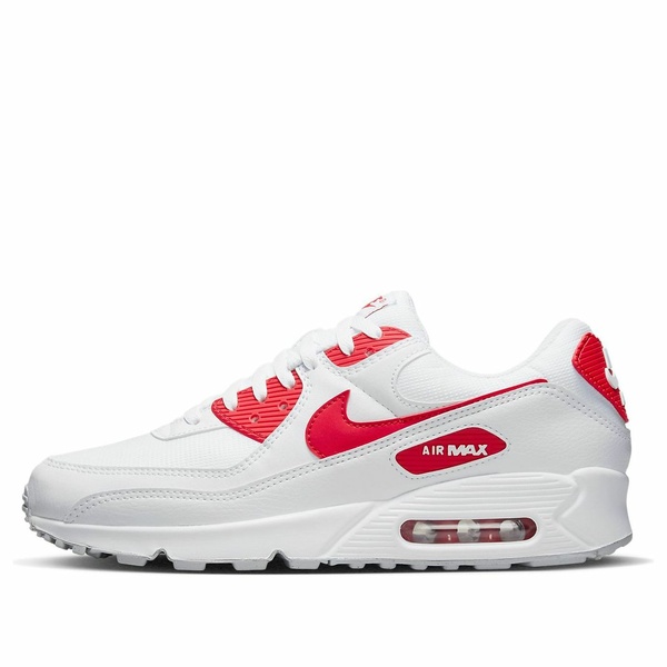 Nike ナイキ メンズ スニーカー  【Nike Air Max 90 \u0027White University Red\u0027 DX8966-100】  大きさ US_8(26.0珊)