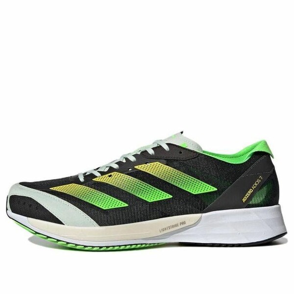 adidas アディダス メンズ スニーカー  【adidas Adizero Adios 7 \u0027Black Solar Green\u0027 GY8409】  大きさ US_11.5(29.5珊)