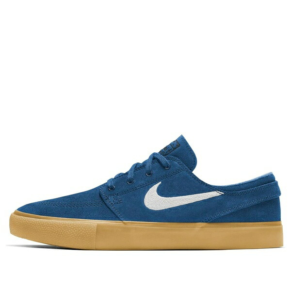 Nike ナイキ メンズ スニーカー  【Nike Zoom Stefan Janoski RM SB \u0027Court Blue Gum Light Brown\u0027 AQ7475-405】  大きさ US_9(27.0糎)