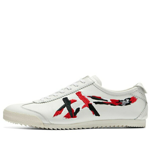 Onitsuka Tiger オニツカタイガー メンズ スニーカー  【Onitsuka Tiger Mexico 66 Deluxe \u0027White Classic Red\u0027 1181A578-100】  大きさ US_7(25.0珊)