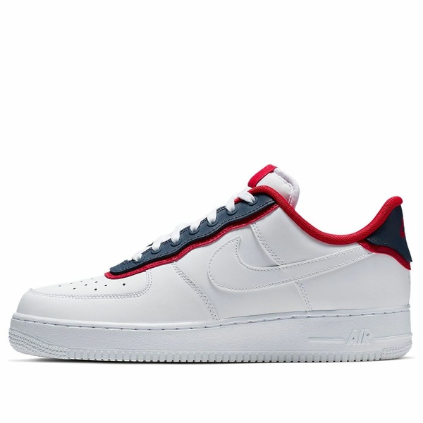 Nike ナイキ メンズ スニーカー 【Nike Air Force 1 '07 LV8 'Double Layer - Obsidian Red' AO2439-100】 サイズ US_7(25.0cm)|asty