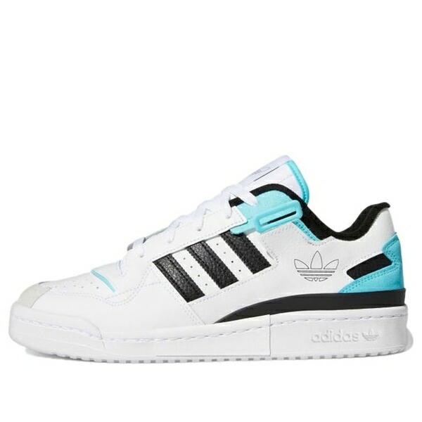 adidas アディダス メンズ スニーカー  【adidas Forum Exhibit Low \u0027White Pulse Aqua\u0027 GZ5390】  大いさ US_10(28.0糎)