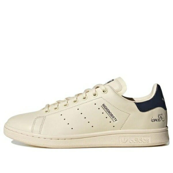 adidas アディダス メンズ スニーカー 【adidas originals StanSmith x Highsnobiety 'Not In Paris - Cream Blue' IE2529】 サイズ US_8(26.0cm)|asty