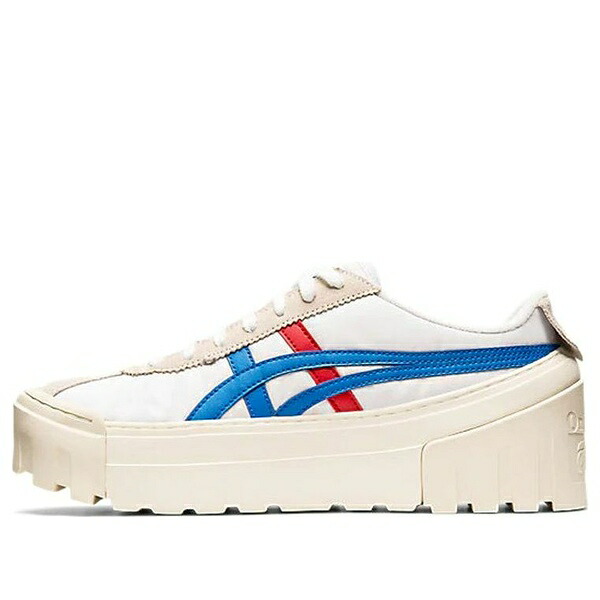 Onitsuka Tiger オニツカタイガー メンズ スニーカー  【Onitsuka Tiger Delegation Chunk \u0027Whtie Blue Red\u0027 1183A585-105】  大きさ US_7.5(25.5珊)