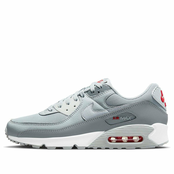 Nike ナイキ メンズ スニーカー 【Nike Air Max 90 \'Light Smoke Grey Red\' DM9102-001】 サイズ US_7.5(25.5cm)｜asty
