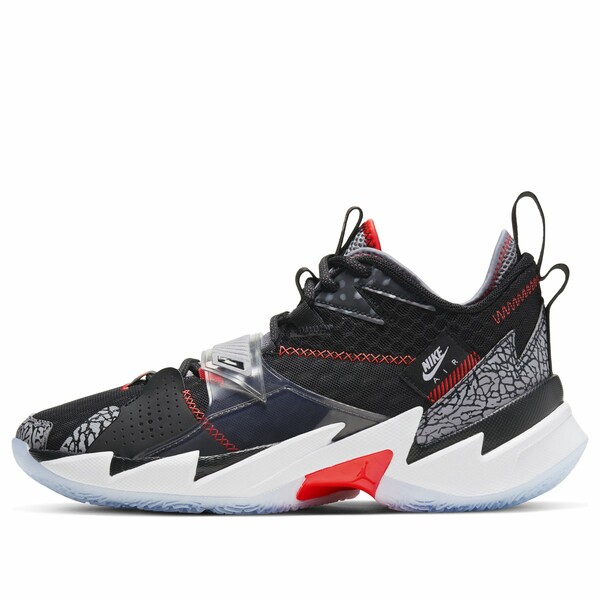 Jordan ジョーダン メンズ スニーカー  【Air Jordan Why Not Zer0.3 PF \u0027Black Cement\u0027 CD3002-006】  大きさ US_6.5(24.5糎)