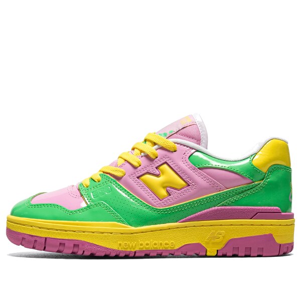New Balance ニュー平衡にする メンズ スニーカー  【New Balance 550 Y2K Patent Leather Pack \u0027Pink Green\u0027 BB550YKA】  大きさ US_7(25.0糎)
