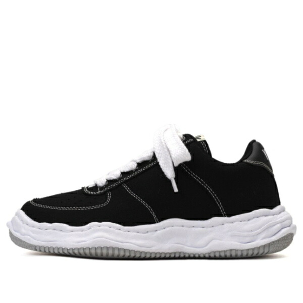 Maison MIHARA YASUHIRO ミハラヤスヒロ メンズ スニーカー  【Maison MIHARA YASUHIRO WAYNE OG Sole Canvas Low-top Sneaker \u0027Black\u0027 A10FW720-BLK】  大きさ US_11(29.0珊)