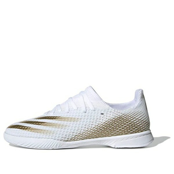 adidas アディダス メンズ スニーカー 【adidas X Ghosted.3 IN 'White Metallic Gold Melange' EG8204】 サイズ US_8(26.0cm)｜asty