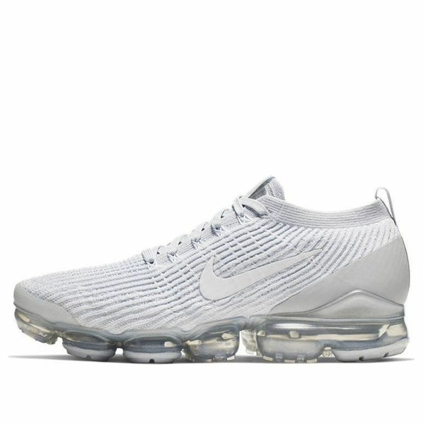 Nike ナイキ メンズ スニーカー  【Nike Air VaporMax Flyknit 3 \u0027Pure Platinum\u0027 AJ6900-102】  大いさ US_6.5(24.5糎)