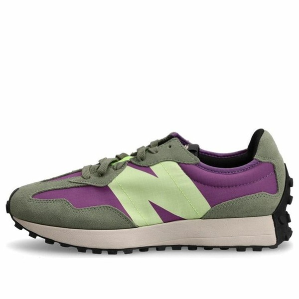 New Balance ニュー平衡にする メンズ スニーカー  【New Balance 327 \u0027Sour Grape Bleached Lime Glow\u0027 MS327TC】  大きさ US_12(30.0糎)