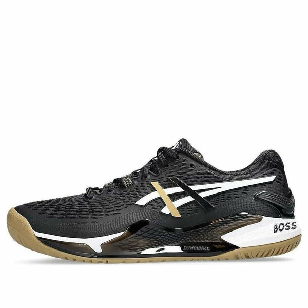 ASICS アシックス メンズ スニーカー 【ASICS Gel-Resolution 9 x Hugo Boss 'Black Camel' 1041A453-001】 サイズ US_9.5(27.5cm)|asty