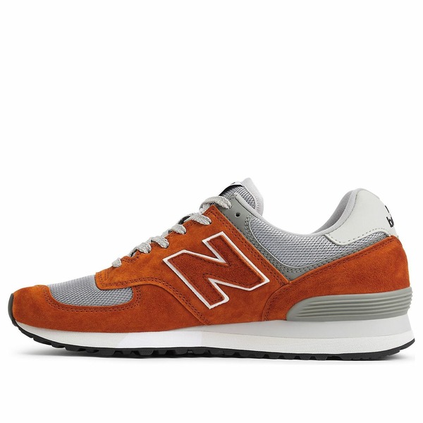 New Balance ニューバランス メンズ スニーカー 【New Balance 576 Made in UK 'Orange Grey' OU576OOK】 サイズ US_9.5(27.5cm)｜asty