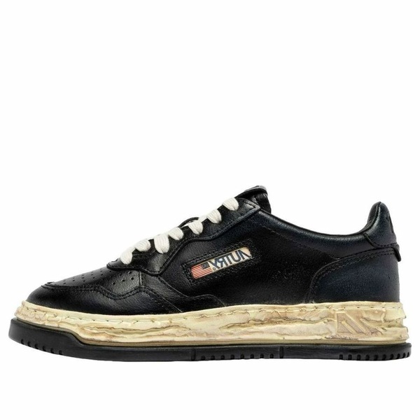 AUTRY オートリー メンズ スニーカー 【AUTRY ? Maison MIHARA YASUHIRO General Scale Medalist Low Supervintage 'Black' C15FW301-BLACK】 サイズ US_10(28.0cm)｜asty
