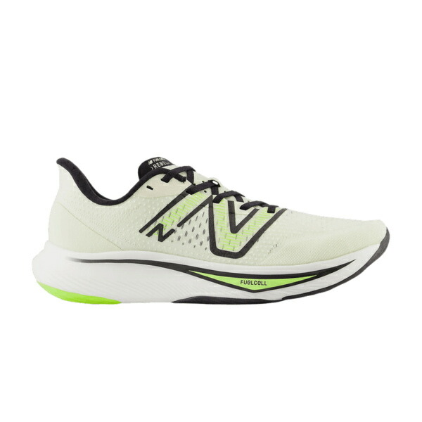 New Balance ニューバランス メンズ スニーカー 【FuelCell Rebel v3 2E Wide 'Pistachio Butter Black'】 サイズ US_9(27.0cm)画像