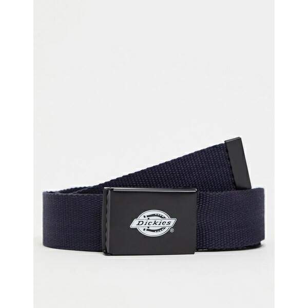 ディッキーズ メンズ ベルト アクセサリー Dickies Orcutt belt in dark navy NAVY 67％以上節約