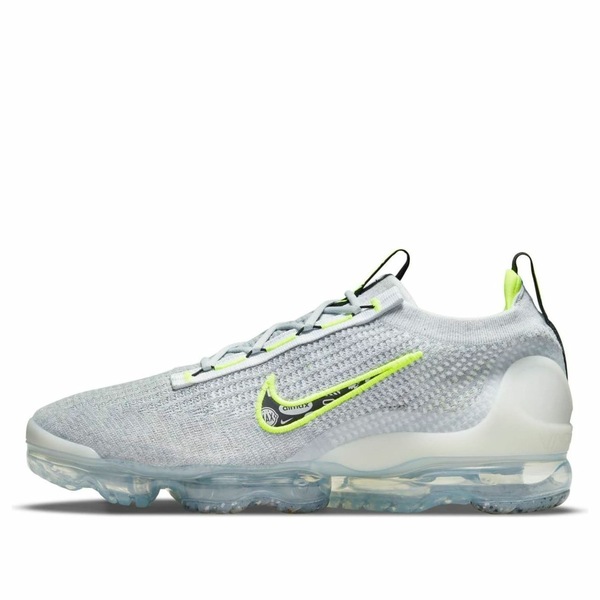 Nike ナイキ メンズ スニーカー  【Nike Air Vapormax 2021 Flyknit \u0027Logo Pack - Wolf Grey Volt\u0027 DH4085-001】  大きさ US_9(27.0糎)