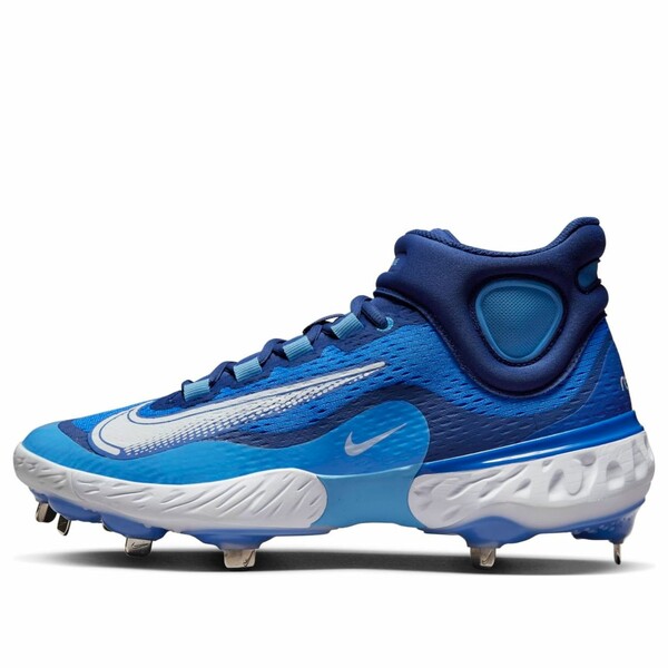 Nike ナイキ メンズ スニーカー  【Nike Alpha Huarache Elite 4 Mid \u0027Hyper Royal White\u0027 DJ6520-414】  大いさ US_10.5(28.5糎)
