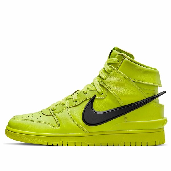Nike ナイキ メンズ スニーカー  【Nike x AMBUSH Dunk High \u0027Flash Lime\u0027 CU7544-300】  大いさ US_M_15