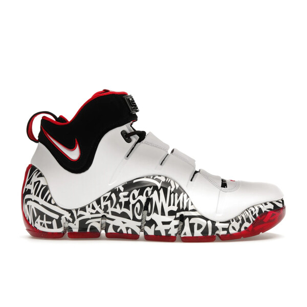 Nike ナイキ メンズ スニーカー 【Nike Zoom LeBron 4 Graffiti (2023)】 サイズ US_M_14 White/White/Black/University Red｜asty