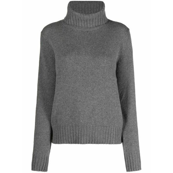 ラルフローレン レディース 編み物\u0026スウェーター アウター Roll-neck wool jumper Grey