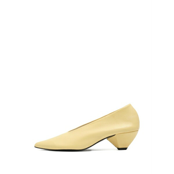 ビンバ イ ローラ レディース パンプス シューズ Pointed-toe block-heel pumps Yellow