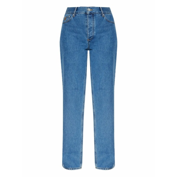 バイマレンバーガー レディース ジーンズズボン下 ボトムス Five-pocket cotton jeans Blue