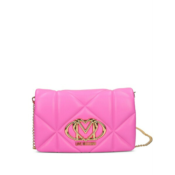 ラブ モスキーノ レディース ショルダーバッグ バッグ Quilted satchel bag Pink|asty