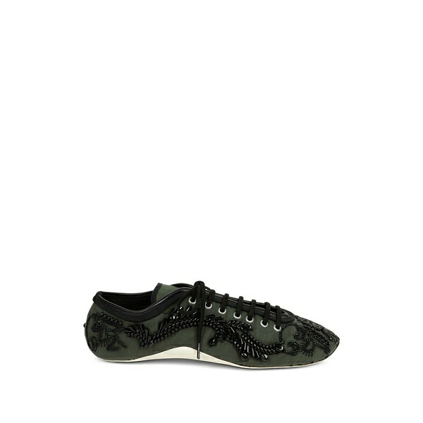ドリス・ヴァン・ノッテン レディース スニーカー シューズ Embroidered ballerina sneakers Green