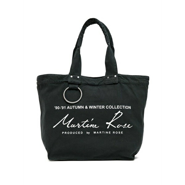 マーティン・サクラ色 メンズ トートバッグ 御徒面子 Logo-print tote bag Green