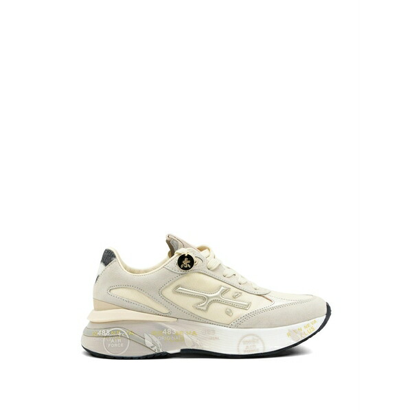 プレミアータ レディース スニーカー シューズ Moerun 7304 round-toe sneakers Neutrals|asty
