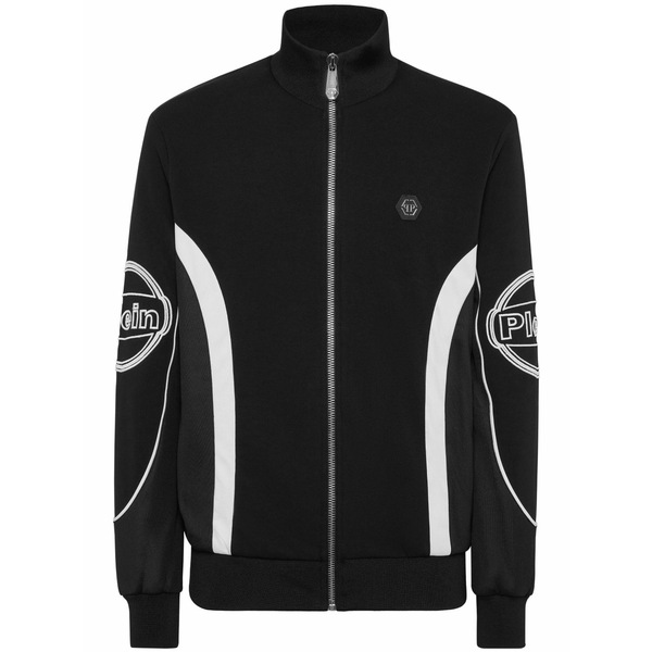 フィリップ飾り気の無い メンズ パーカー・スウェットシャツ アウター Racing club sweatshirt Black