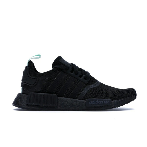 adidas アディダス レディース スニーカー 【adidas NMD R1 Mint Glow (Women's)】 サイズ US_6(23.0cm) Core Black/Core Black/Clear Mint|asty