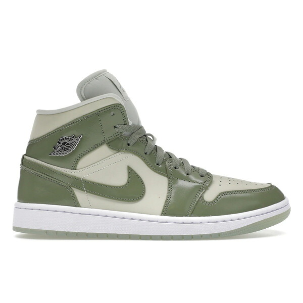 Jordan ジョーダン レディース スニーカー  【Jordan 1 Mid SE Sea Glass Oil Green (Women\u0027s)】  大きさ US_W_10.5 Sea Glass/Oil Green/Metallic Silver