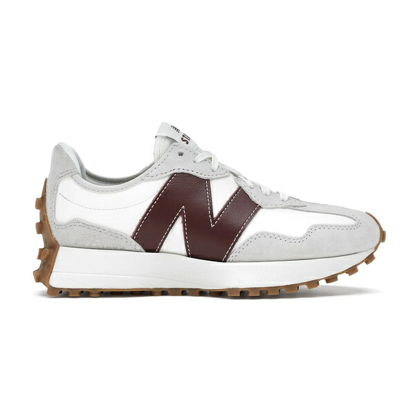 New Balance ニューバランス レディース スニーカー 【New Balance 327 STAUD (Women's)】 サイズ US_9.5(26.5cm) White/Burgundy|asty