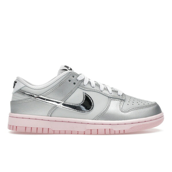 Nike ナイキ レディース スニーカー 【Nike Dunk Low LX Metallic Silver Pink Foam (Women's)】 サイズ US_9(26.0cm) Photon Dust/Metallic Silver-Pink Foam-Medium Soft Pink|asty