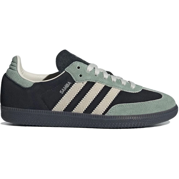 adidas アディダス レディース スニーカー  【adidas Samba OG Black Alumina (Women\u0027s)】  大きさ US_6.5(23.5糎) Core Black/Alumina/Silver Green