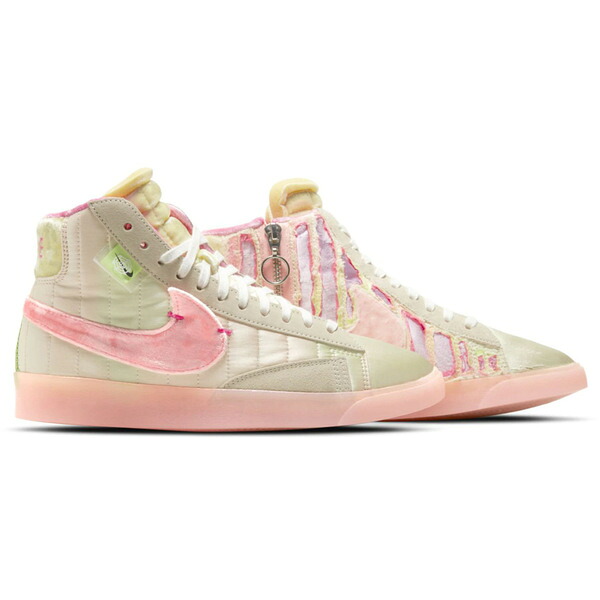 Nike ナイキ レディース スニーカー 【Nike Blazer Mid Rebel Spring Festival】 サイズ US_6.5(23.5cm) Coconut Milk White/Pink Tint/Bright Green/Light Lemon Green/Super Brilliant Pink｜asty