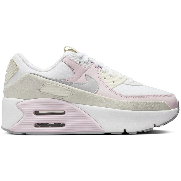 Nike ナイキ レディース スニーカー 【Nike Air Max 90 LV8 White Wolf Grey Summit White Photon Dust (Women's)】 サイズ US_8.5(25.5cm) White/Wolf Grey/Summit White/Photon Dust|asty