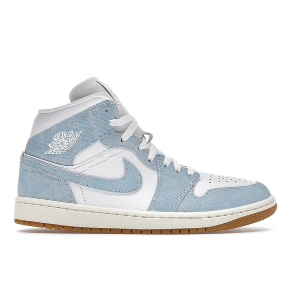 Jordan ジョーダン レディース スニーカー  【Jordan 1 Mid Denim (Women\u0027s)】  大きさ US_7(24.0糎) Light Blue/Sail/Gum