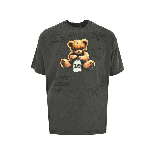 ドムレベル メンズ プルオーバー トップス Treats graphic t-shirt Grey