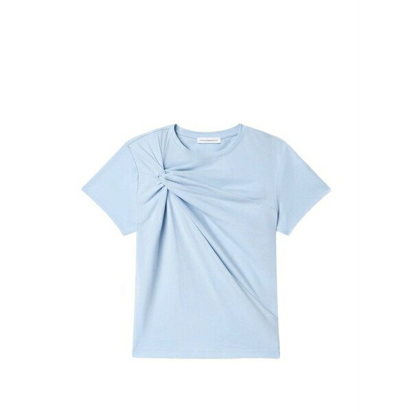 グッドアメリカン レディース Tシャツ トップス Twisted t-shirt Blue｜asty