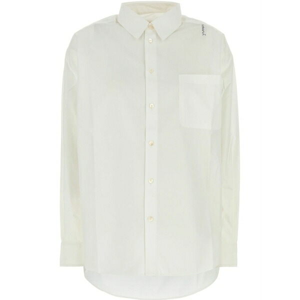 マルニ レディース シャツ トップス Cotton shirt Neutrals｜asty
