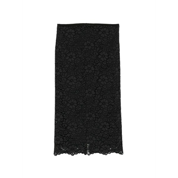 シモネッタ ラヴィッツァ レディース スカート ボトムス Clivy floral lace midi skirt Black｜asty