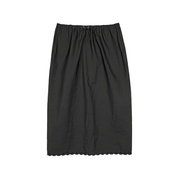 セシリー・バンセン レディース スコート ボトムス Bria embroidered taffeta mid skirt Black