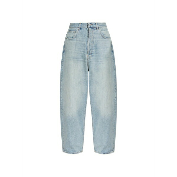 ご機嫌冷やりとした メンズ ジーンズズボン下 ボトムス Five-pocket wide-leg jeans Blue