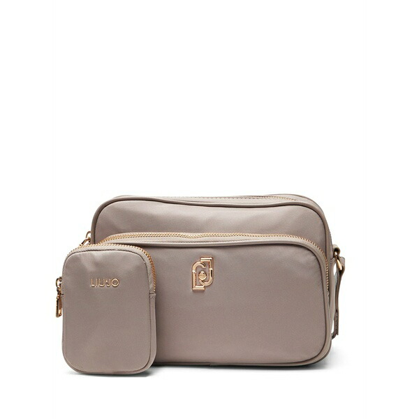 リュージョー レディース ショルダーバッグ バッグ Logo-plaque cross body bag Grey｜asty