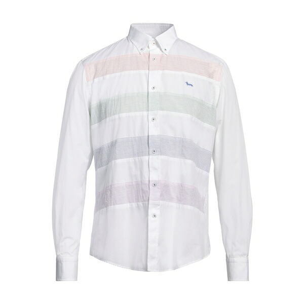 【送料無料】 ハーモント & ブレイン メンズ シャツ トップス Shirts White