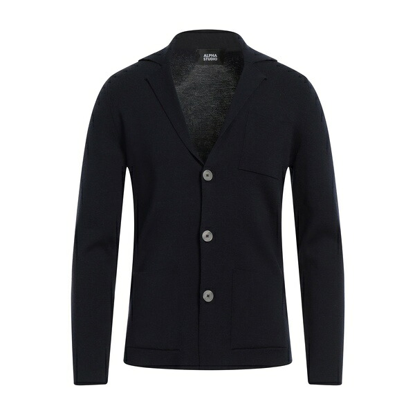 【送料無料】 アルファス テューディオ メンズ カーディガン アウター Cardigans Blue